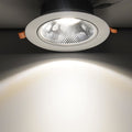 Lcb LED recessed downlight dimmable 5W replaces 50W 4000K clear white light