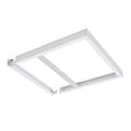 60x60cm white aluminum LED panel light with 75mm height and high lumen output