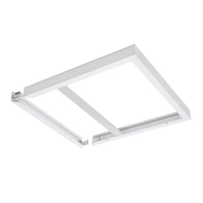 60x60cm white aluminum LED panel light with 75mm height and high lumen output