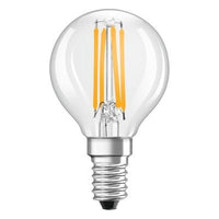 Klassisk LED E14 päronfilament klar 4W 470 lumen 2700K mycket varm vit ersätter 40W