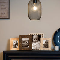 Lucide Mesh hänglampa Svart, rund metallskärm Ø150mm, E27-sockel 60W max, höjdjusterbar, IP20