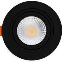 LED-inbyggnadsspotlight från LCB, 95mm, 5W, 420 lumen, 2700K varmvit, IP65, dimbar, för badrum