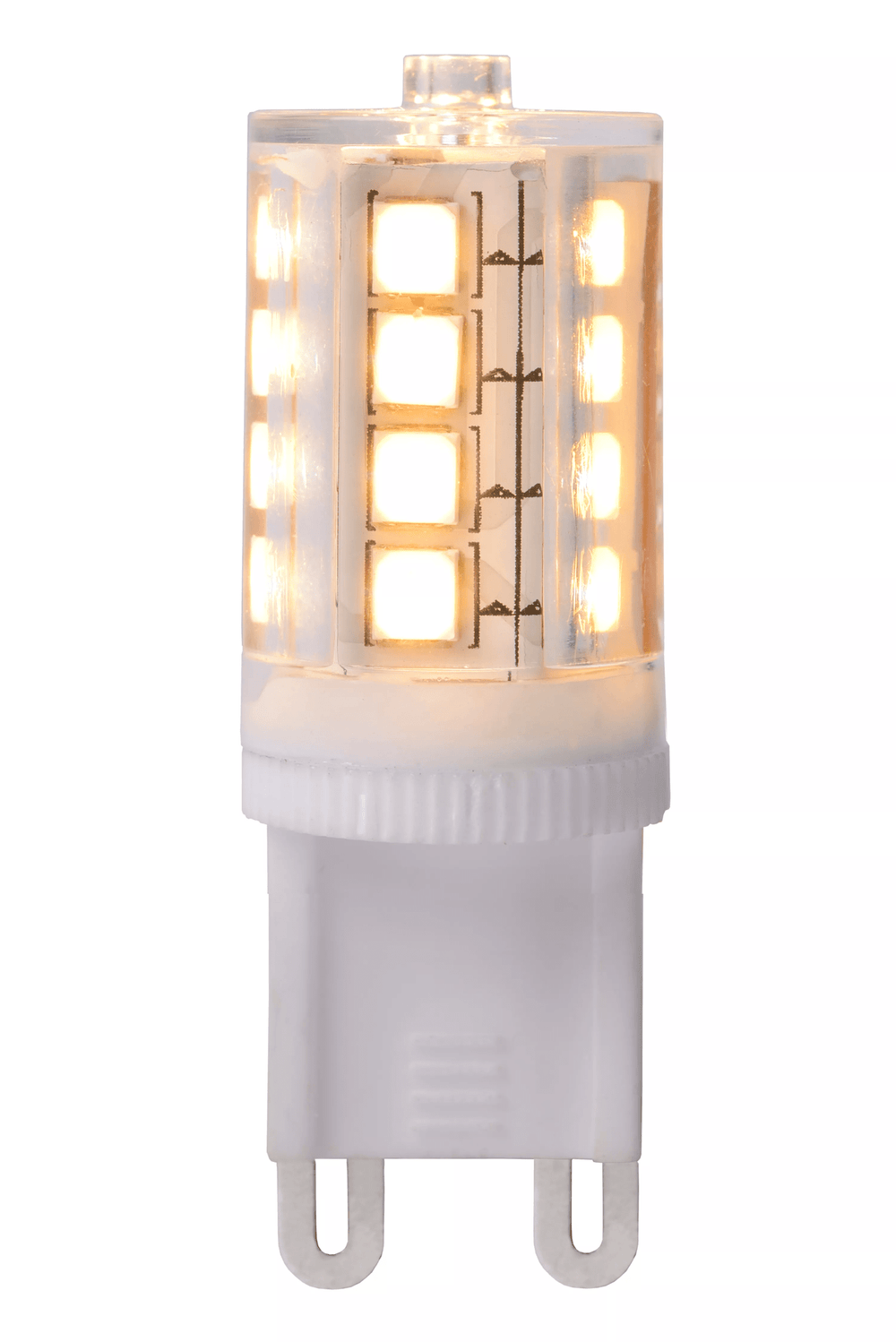 Lucide G9 LED-lampa Ø1,5cm dimbar 2700K vit 3,5W 1x användbar lumen CRI 80