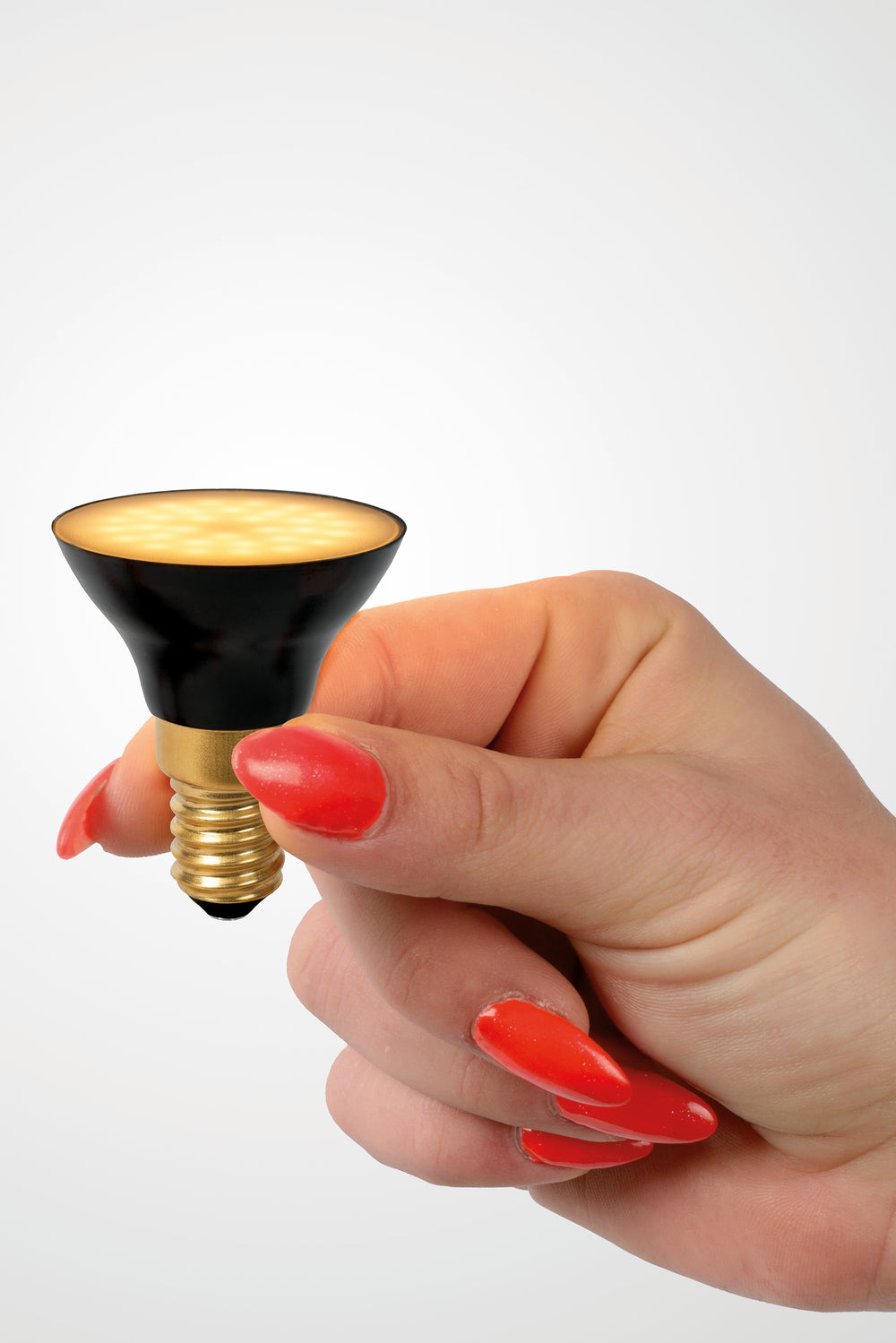 Lucide G45 LED-lampa E14 5W 2700K 450 lumen 3 StepDim Svart Matt IP20