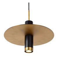 Lucide SELIN 35cm pendel svart, 1xGU10, 220-240V LED, E27 fäste