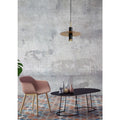 Lucide SELIN modern hänglampa Ø35cm, 1xGU10, metall Svart och Gulmässing, justerbar höjd, IP20