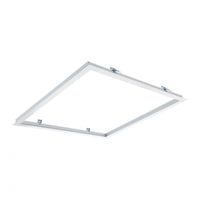 Ledpanel 30x30cm infällt ram vit aluminium, ip20, 220-240v, ce rohs-certifierad
