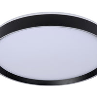 Lucide NURIA LED taklampa 36W 2700K 3-stegs dimbar rund Ø50cm Svart modern IP20