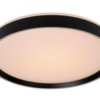 Lucide NURIA LED taklampa 36W 2700K 3-stegs dimbar rund Ø50cm Svart modern IP20