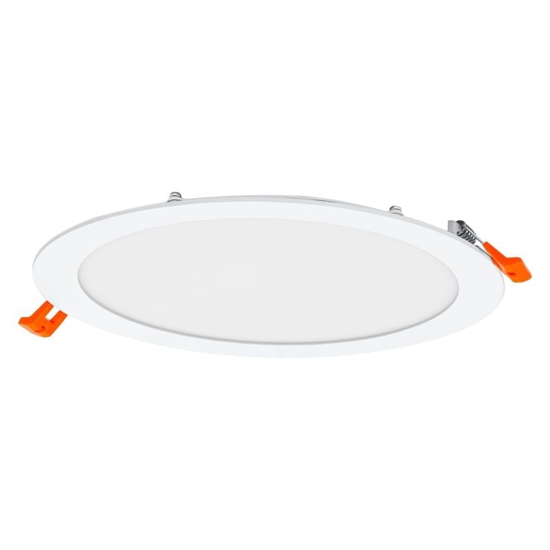 Slim LED Infälld Spot 22W 4000K 2000 lumen Vit rund infälld 225mm håltagning 200mm 110° spridning
