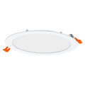 Slim LED Infälld Spot 22W 4000K 2000 lumen Vit rund infälld 225mm håltagning 200mm 110° spridning