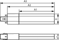 Philips CorePro LED PLS 5W 3000K G23 2-Pin Lamp, 520 lumens, 220-240V, EM/Mains compatible