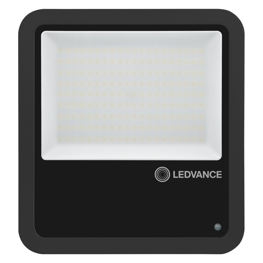 LED-strålkastare med fotosensor svart 100W 15000 lumen 100d 4000k kallvitt IP66 ljussensor
