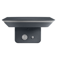 Ledvance Endura Style sol GLOW Väggsensor LED 3.6W 3000K IP44 Mörkgrå Utomhusbelysning