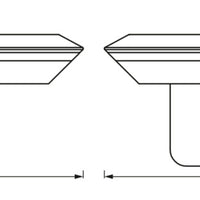 Ledvance Endura Style sol GLOW Väggsensor LED 3.6W 3000K IP44 Mörkgrå Utomhusbelysning