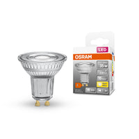 Ledvance LED Spot GU10 2.6W 2700K 230 lumen 36° Silver Tak- eller Väggmonterad IP20