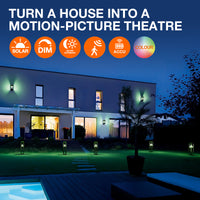 Ledvance Endura Style sol GLOW Väggsensor LED 3.6W 3000K IP44 Mörkgrå Utomhusbelysning