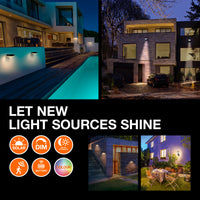 Ledvance Endura Style sol GLOW Väggsensor LED 3.6W 3000K IP44 Mörkgrå Utomhusbelysning