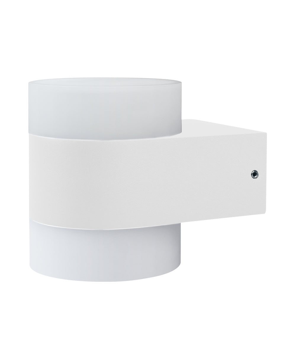 Ledvance ENDURA Style UpDown Puck LED Vägglampa 12.5W 3000K 980 lumen IP44 Vit Aluminium Utomhus
