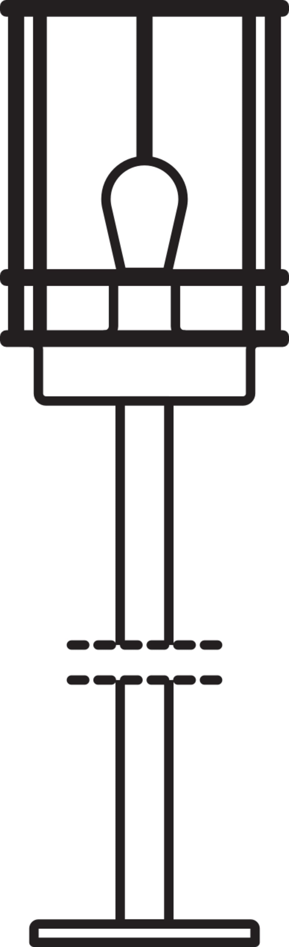 Ledvance ENDURA Classic Post 80cm E27 Outdoor Stainless Steel LED Pathway Light IP44