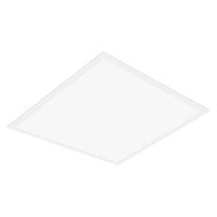 Tsong LED panel compact aluminium 33W, 3630 lumen, 3000K warm white, 60x60cm, UGR < 19