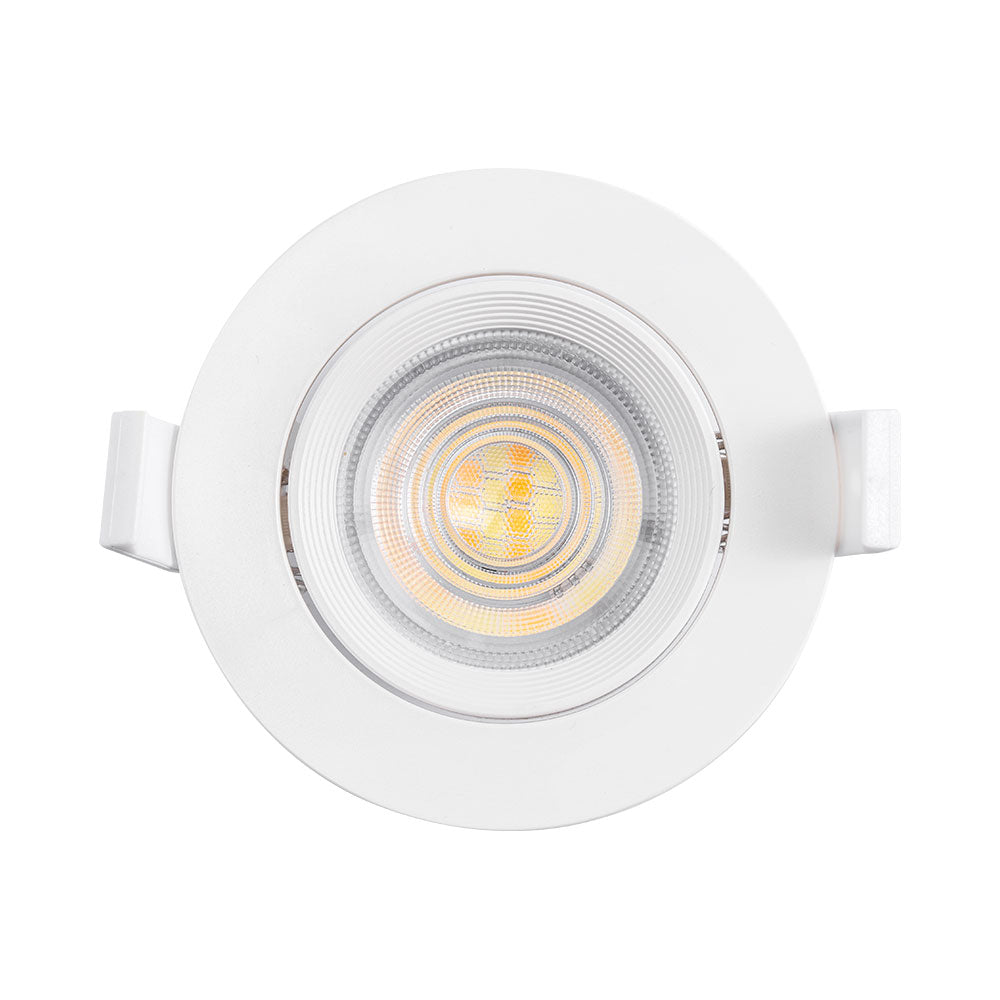 Braytron 7W dimbar LED-spotlight 630 lumen 3-i-1 vitt IP20