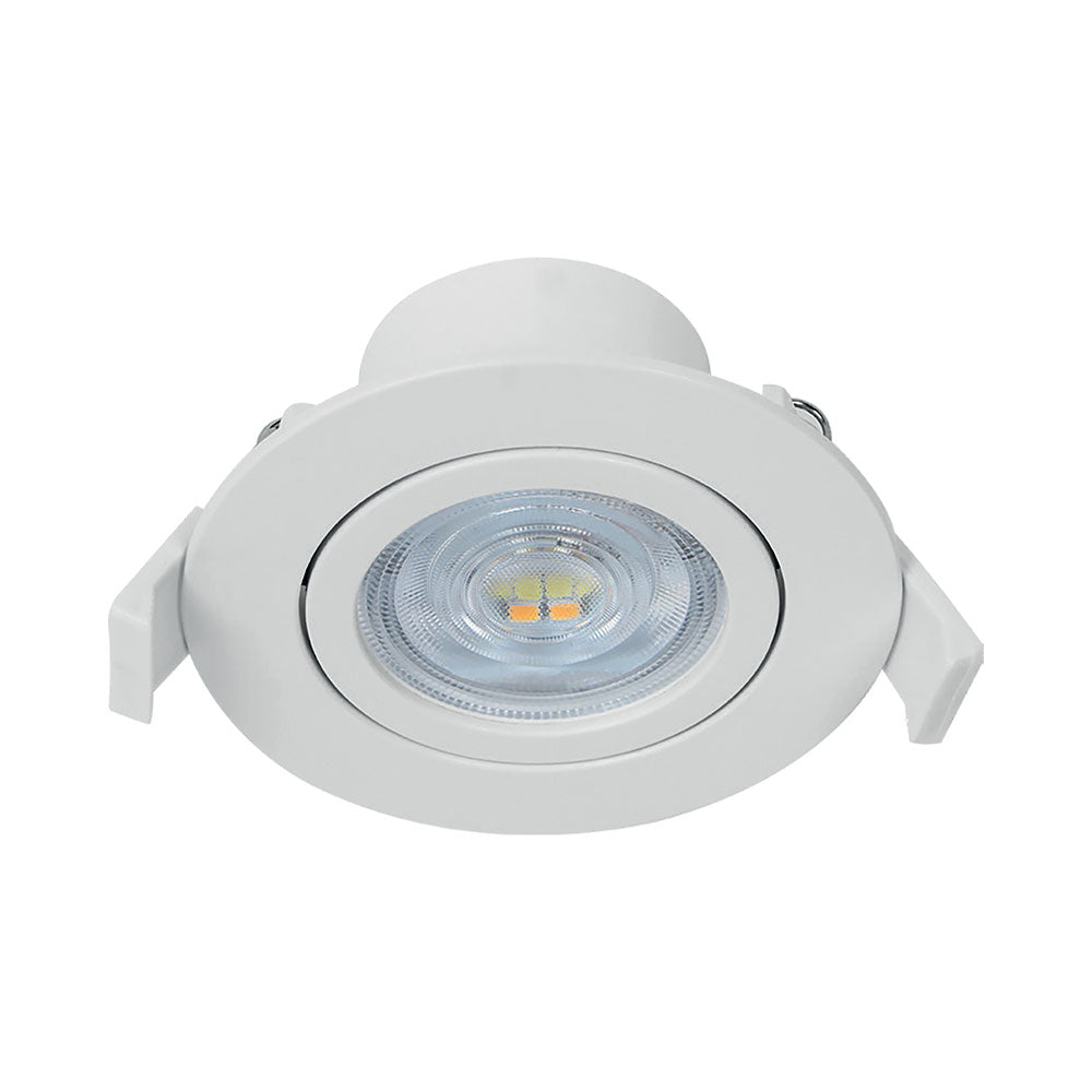 Braytron 7W dimbar LED-spotlight 630 lumen 3-i-1 vitt IP20