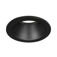Braytron inomhus spotlight, MR16 sockel, 35W, svart aluminium, 85mm diameter