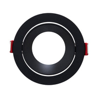 Braytron inomhus spotlight, MR16 sockel, 35W, svart aluminium, 85mm diameter