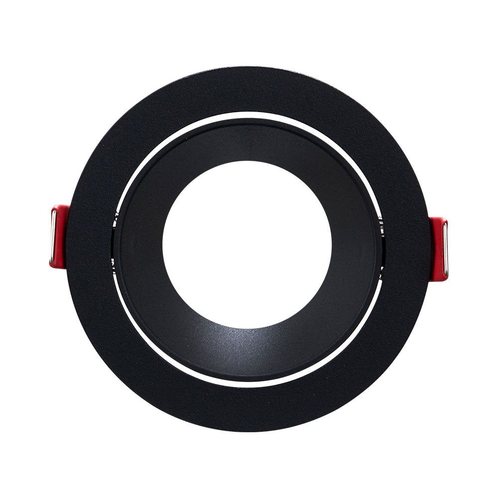 Braytron inomhus spotlight, MR16 sockel, 35W, svart aluminium, 85mm diameter