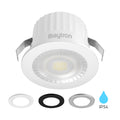 Braytron LED spotlight 3W 3000K warm white IP54 38° beam 210 lumen non-dimmable