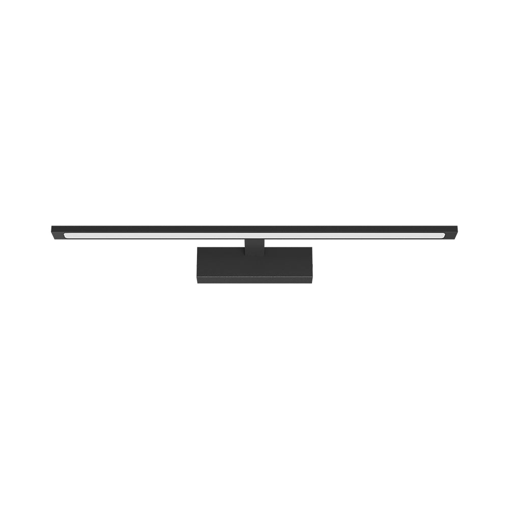 Braytron 12W LED mirror light, IP44, 900 lumens, 3IN1 color temperature, black, 600 mm length, 220-240V