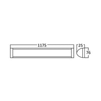 Braytron LED armatur 35W 6500K 3600 lumen IP40 220-240V Vit 1175mm kallvit inomhusbelysning