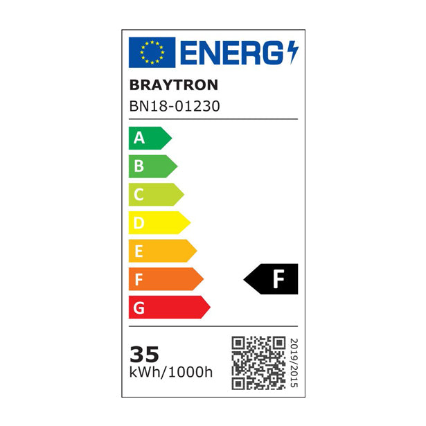 Braytron LED armatur 35W 6500K 3600 lumen IP40 220-240V Vit 1175mm kallvit inomhusbelysning
