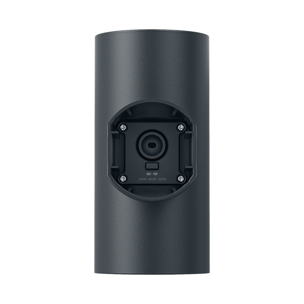 Braytron LED väggarmatur 2x9W 3-i-1 CCT 1780 lumen Grå IP65 IK08 utomhusbelysning