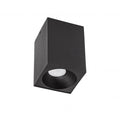 LED takspotlight - Kube Matt Svart 95x95x138 mm - Exkl. LED Spotlight