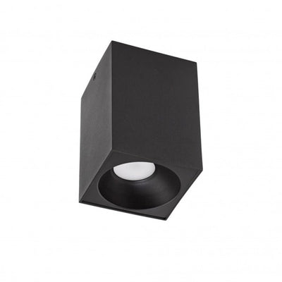 Spectrum LED takplafondspot cube matt svart 95x95x138mm exkl. LED spot för modern belysning