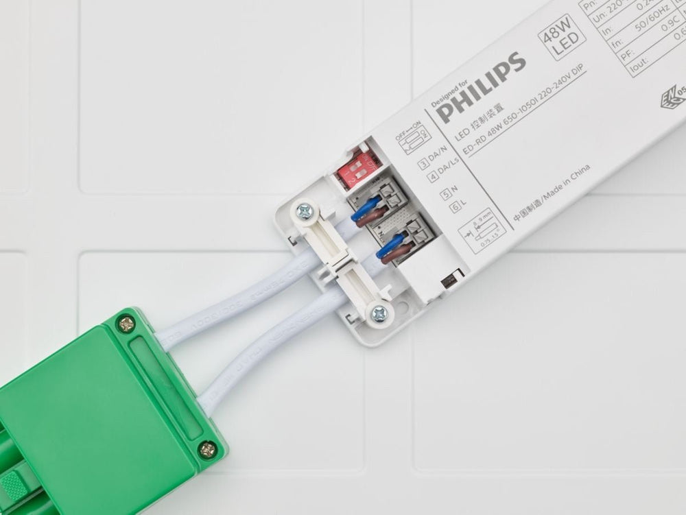 Philips LED paneel coreline RC132V 40W 3100 lumen 840 cool white 60x60cm UGR <19 dali dimmable 3h emergency