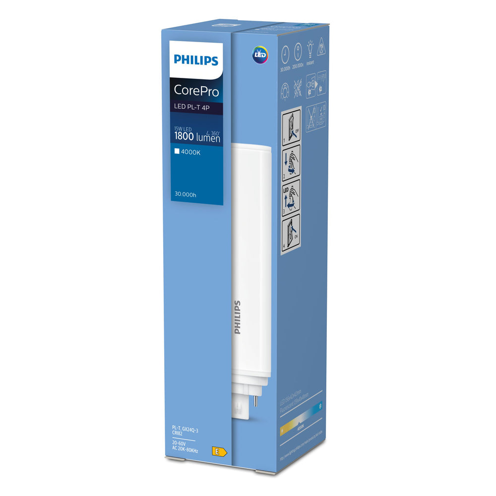 Philips CorePro LED PLT HF 9W GX24q-3 4000K 1100 lumen kallvitt