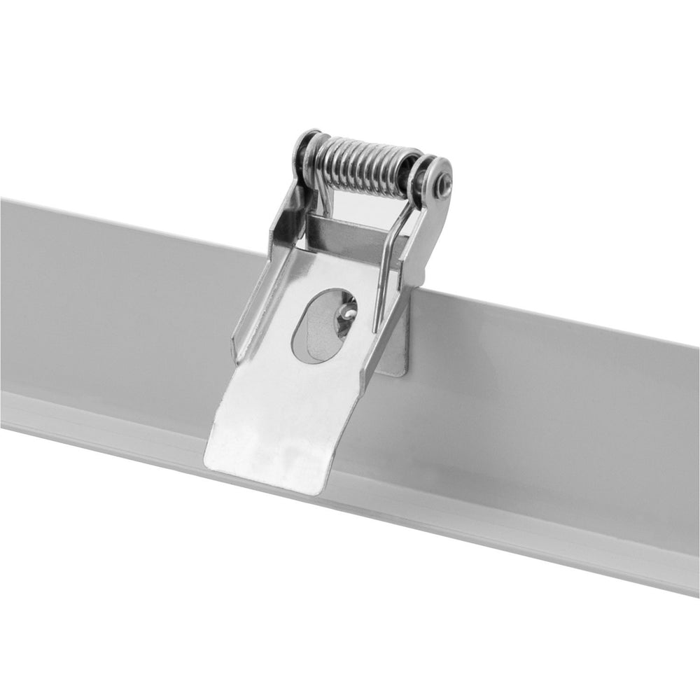 LED-panel 60x60cm med vit ram, IP20, 220-240V AC, 613x613mm