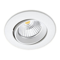 Lcb LED recessed downlight dimmable 5W replaces 50W 4000K clear white light