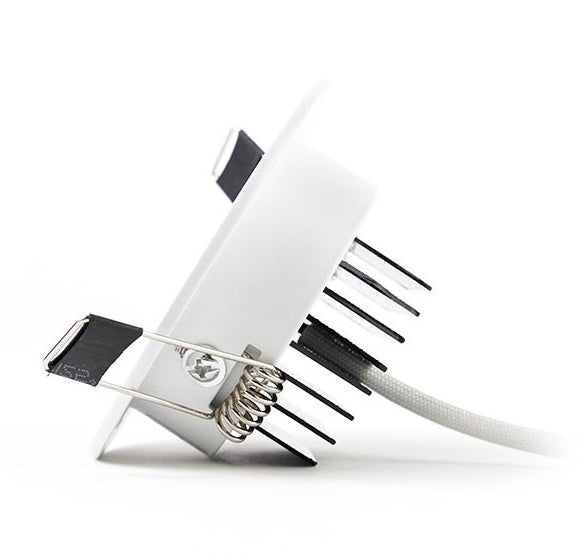 LCB LED infälld spotlight 10.5W 3000K varmvit IP20 220-240V Philips chip CE RoHS 83mm utskärning