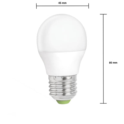 Spectrum LED lampa E27 dimbar 6W ersätter 42W 6000K dagsljus 520 lumen klotformad glödlampa