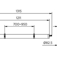 Philips CoreLine WT210C LED vattentät armatur, 39W 4000K 5000 lumen, IP68 IK10, 1315mm polykarbonathus