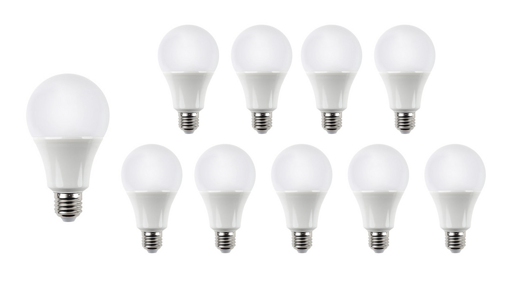 Modee E27 LED lampa A60 10.5W 3000K 1521 lumen IP20 ej dimbar 10-pack