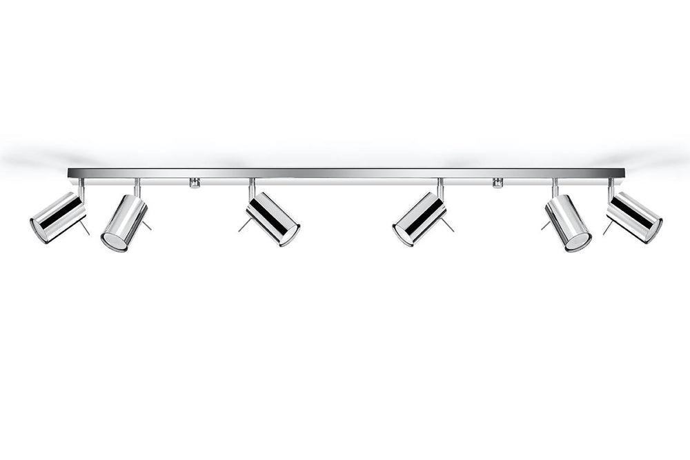 Sollux lighting led ceiling spot chrome ring with gu10 fitting