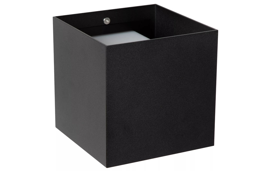 Lucide EXETER utomhus vägglampa Svart E27 sockel IP54 aluminiumhölje hållbar design