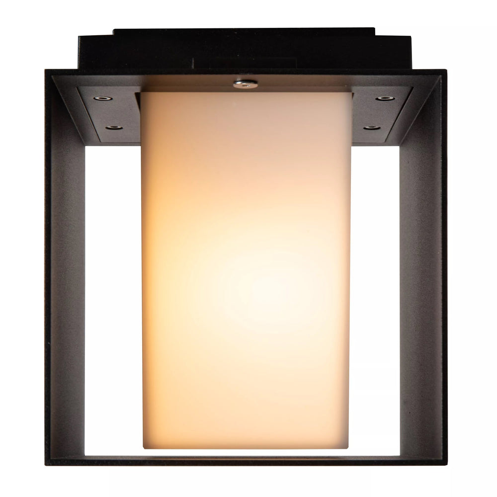 Lucide LED utomhusvägglampa exeter svart E27 IP54 220V 50W flimmerfri