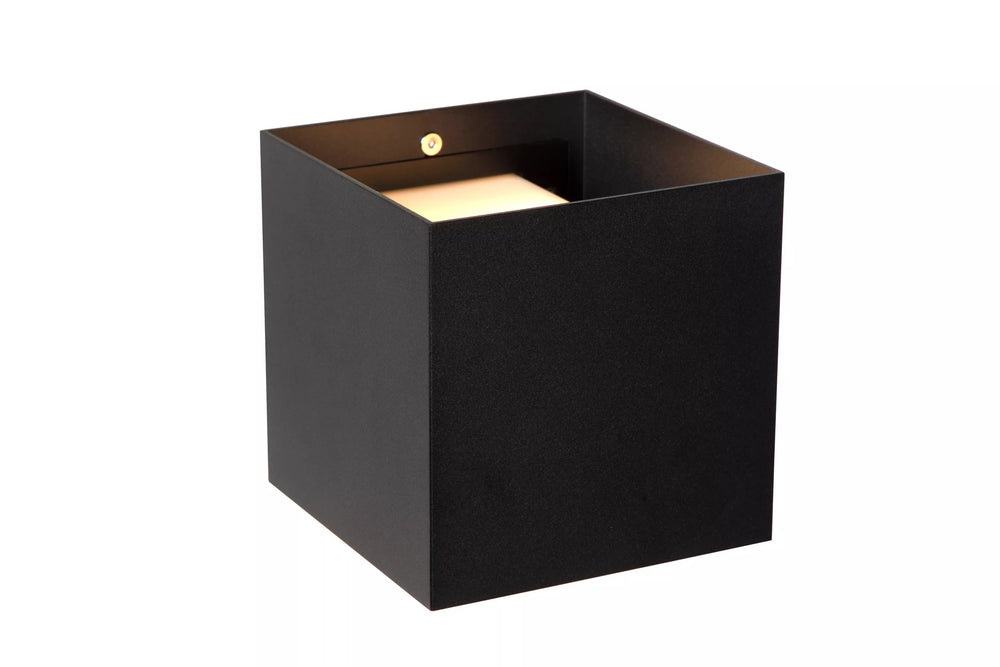 Lucide EXETER utomhus vägglampa Svart E27 sockel IP54 aluminiumhölje hållbar design