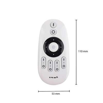 single color rf 2.4 ghz remote for 12v-24v led strips